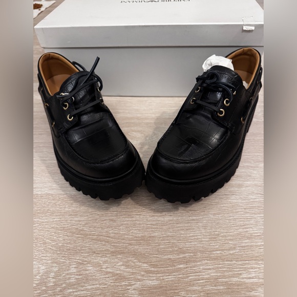 Authentic Emporia Armani leather shoes us8 - Picture 6 of 9